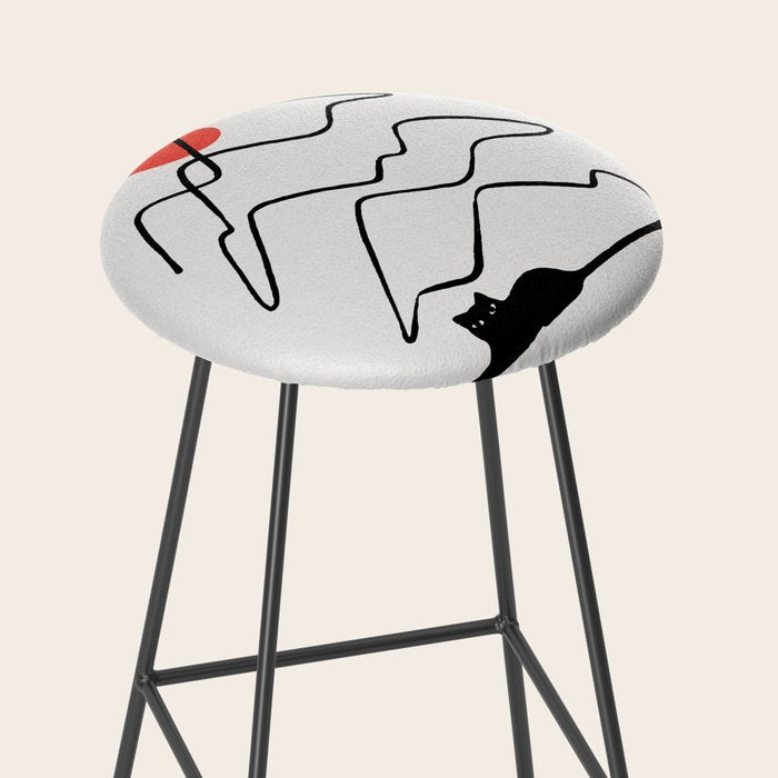 Cat Landscape 68 Stool Gallery Image 2