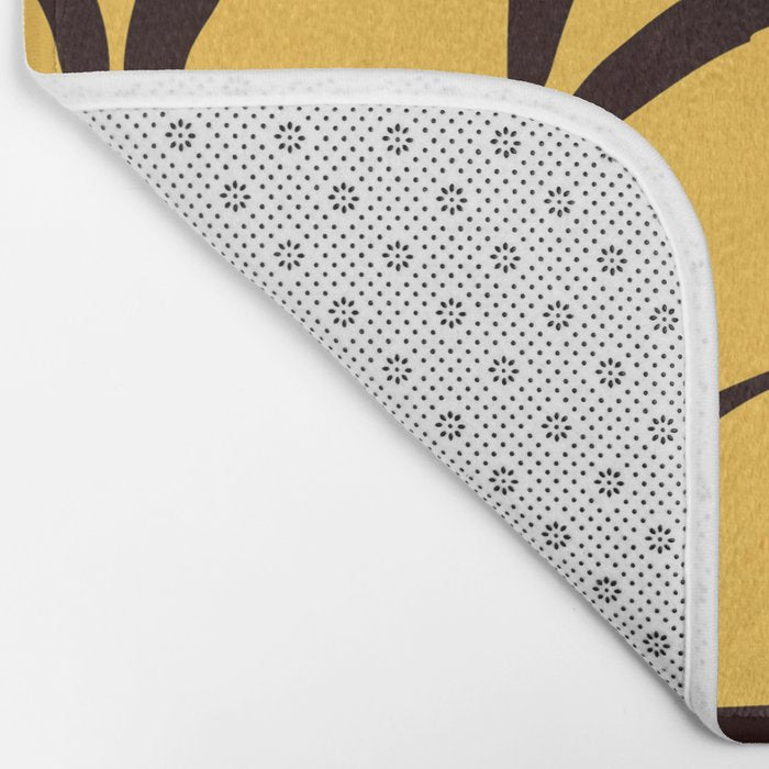 Modern Abstract Art Flowers 10 Bath Mat Gallery Image 2