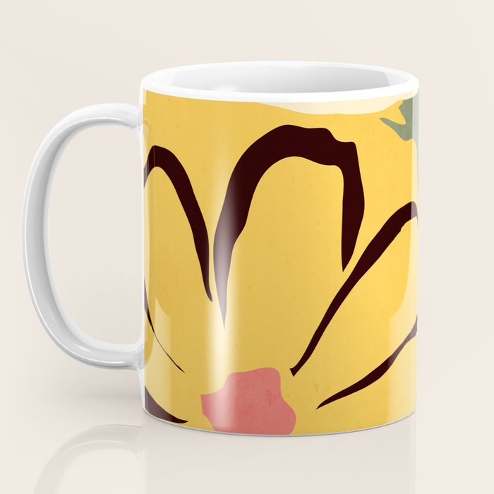 Modern Abstract Art Flowers 10 Coffee Mug Gallery Image 3