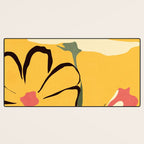 Modern Abstract Art Flowers 10 Desk Mat Gallery Image 3