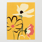 Modern Abstract Art Flowers 10 Poster Gallery Image 4
