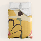 Modern Abstract Art Flowers 10 Comforter Gallery Image 6