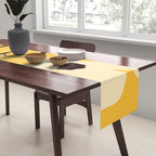 Modern Abstract Art Flowers 10 Table Runner Gallery Image 2