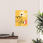 Modern Abstract Art Flowers 10 Poster Gallery Image 2