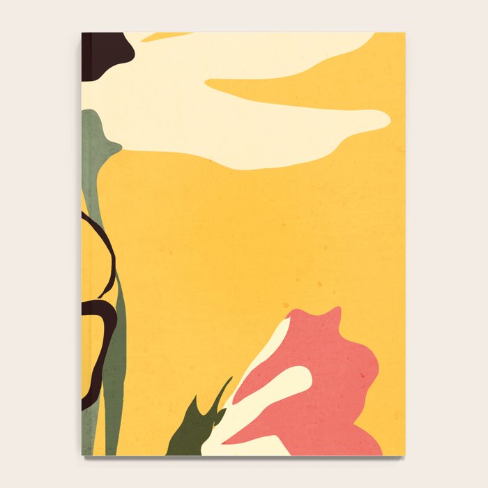 Modern Abstract Art Flowers 10 Notebook Gallery Image 4