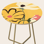 Modern Abstract Art Flowers 10 Side Table Gallery Image 2