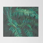 Ferns  Throw Blanket Gallery Image 2