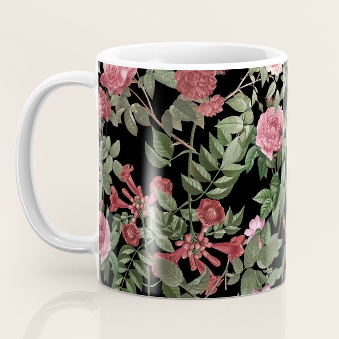 Vintage Roses, Floral Prints Coffee Mug Gallery Image 3