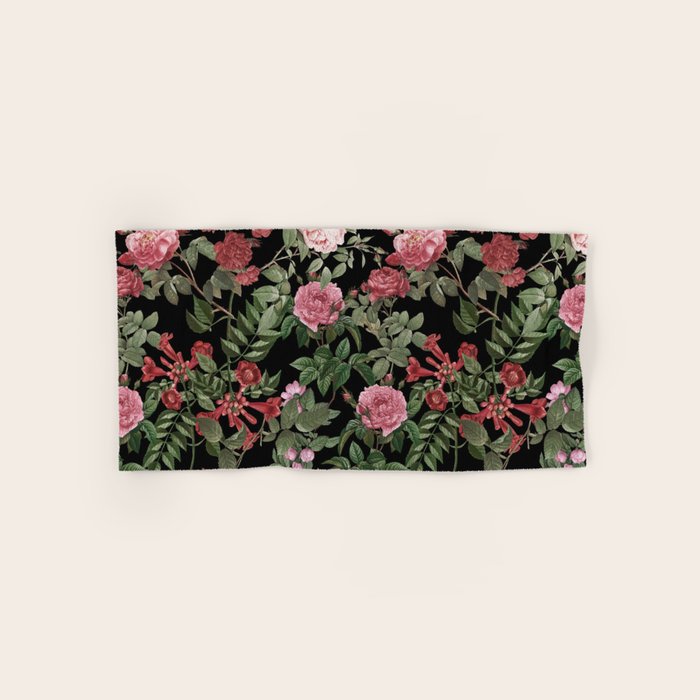 Vintage Roses, Floral Prints Bath Towel Gallery Image 1