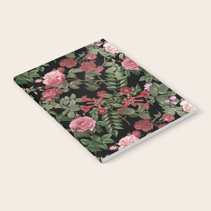 Vintage Roses, Floral Prints Notebook Gallery Image 1