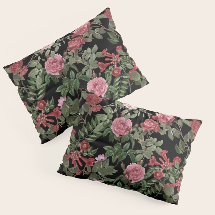 Vintage Roses, Floral Prints Pillow Sham Gallery Image 1