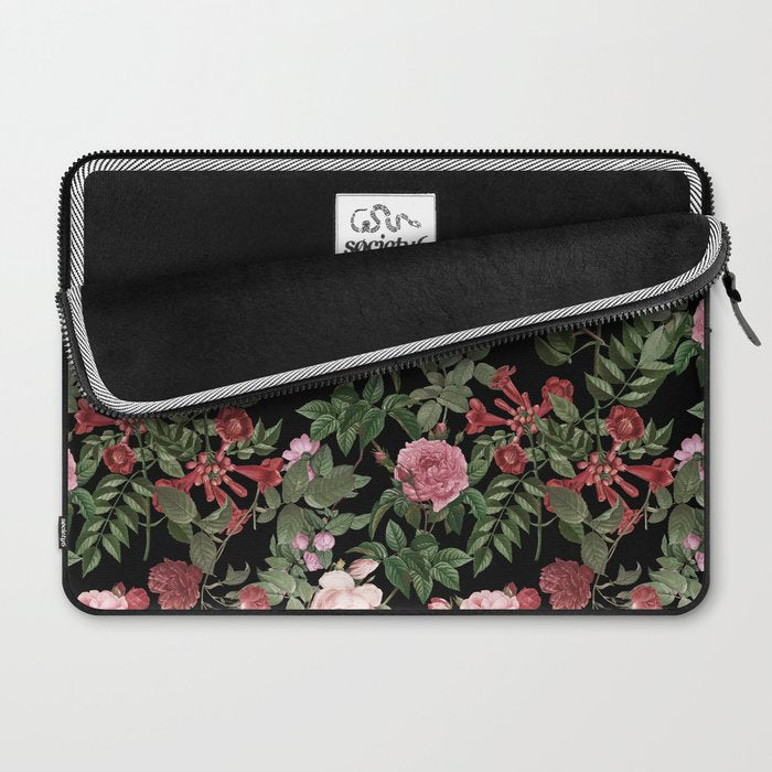 Vintage Roses, Floral Prints Laptop Sleeve Gallery Image 2