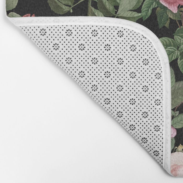 Vintage Roses, Floral Prints Bath Mat Gallery Image 2