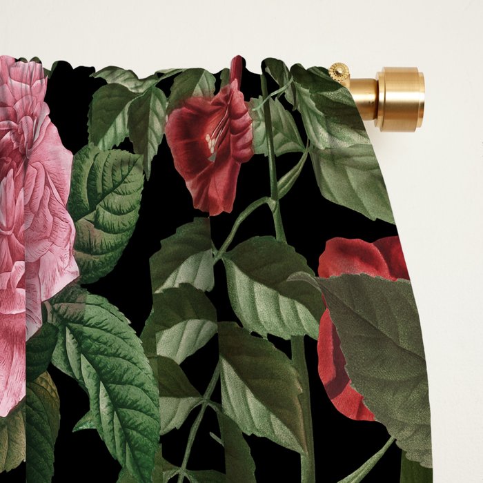 Vintage Roses, Floral Prints Window Curtain Gallery Image 2