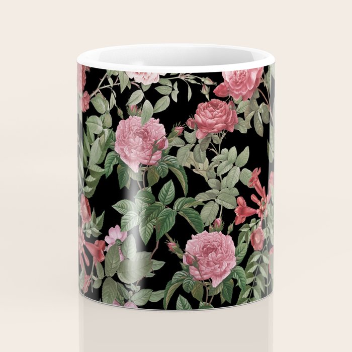 Vintage Roses, Floral Prints Coffee Mug Gallery Image 4