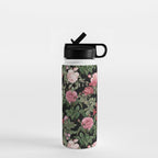 Vintage Roses, Floral Prints Water Bottle Gallery Image 1