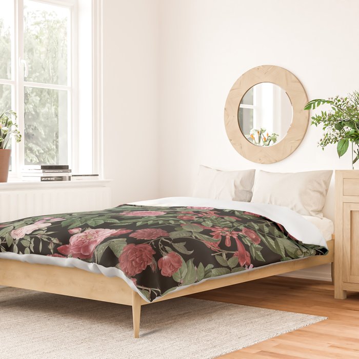 Vintage Roses, Floral Prints Duvet Cover Gallery Image 2