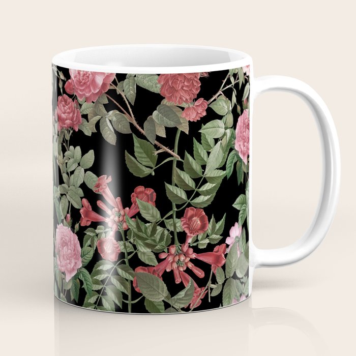 Vintage Roses, Floral Prints Coffee Mug Gallery Image 1