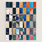 Luxe Checkerboard Jigsaw Puzzle Gallery Image 1