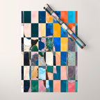 Luxe Checkerboard Wrapping Paper Gallery Image 1