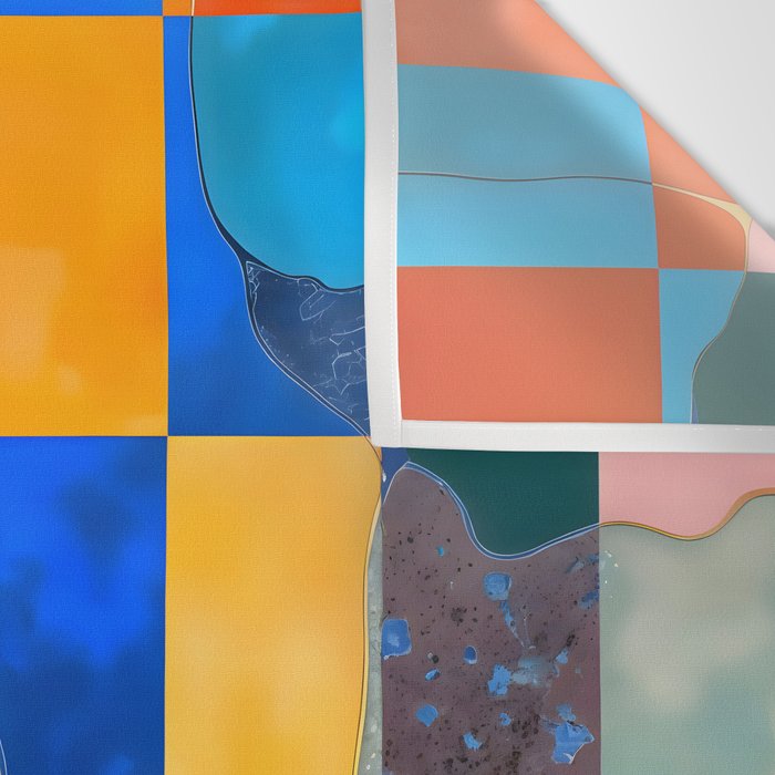 Luxe Checkerboard Wall Tapestry Gallery Image 3
