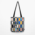 Luxe Checkerboard Tote Bag Gallery Image 2