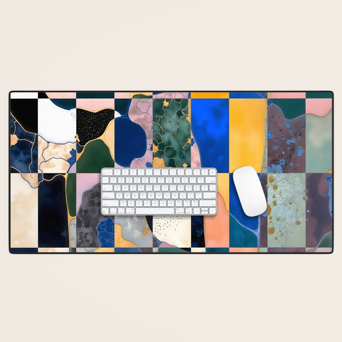 Luxe Checkerboard Desk Mat Gallery Image 1