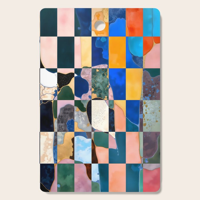 Luxe Checkerboard Cutting Board Gallery Image 1
