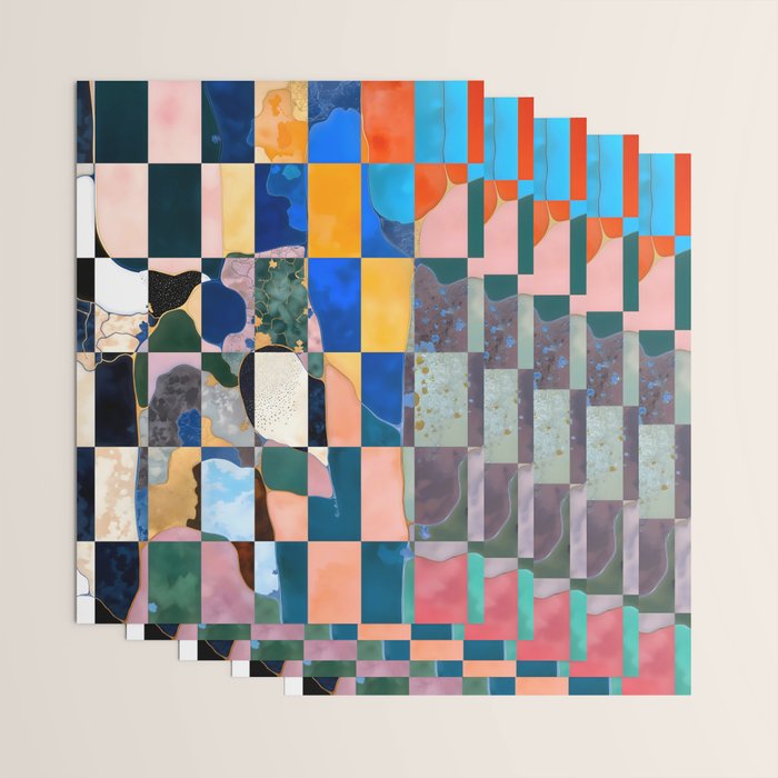 Luxe Checkerboard Wrapping Paper Gallery Image 3