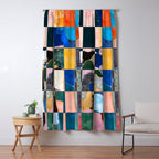 Luxe Checkerboard Window Curtain Gallery Image 5