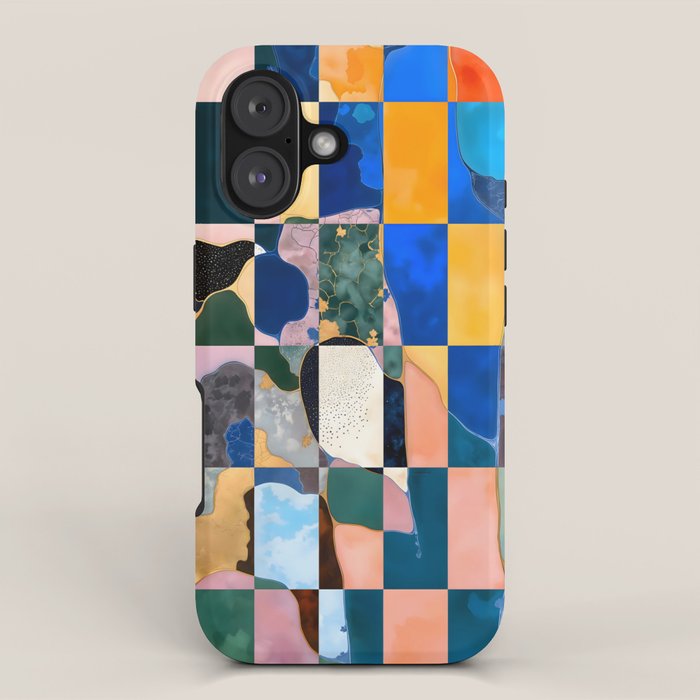 Luxe Checkerboard iPhone Case Gallery Image 1