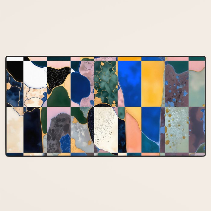 Luxe Checkerboard Desk Mat Gallery Image 3