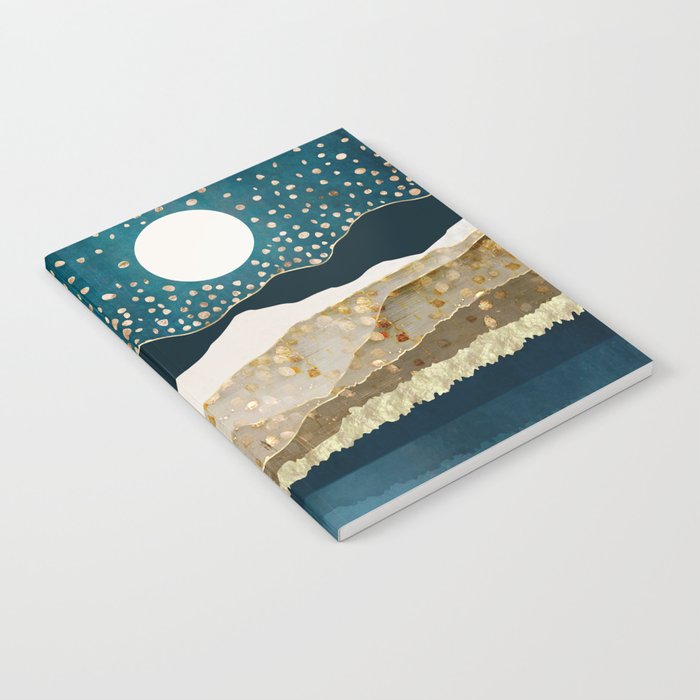 Starlit Mountain Lake Notebook Gallery Image 2