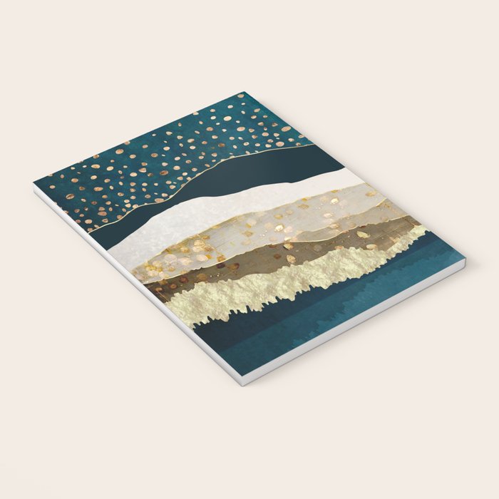 Starlit Mountain Lake Notebook Gallery Image 3