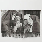 Nuns Smoking Vintage Photograph 1931 Wall Hanging Gallery Image 1