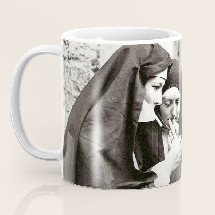 Nuns Smoking Vintage Photograph 1931 Coffee Mug Gallery Image 3