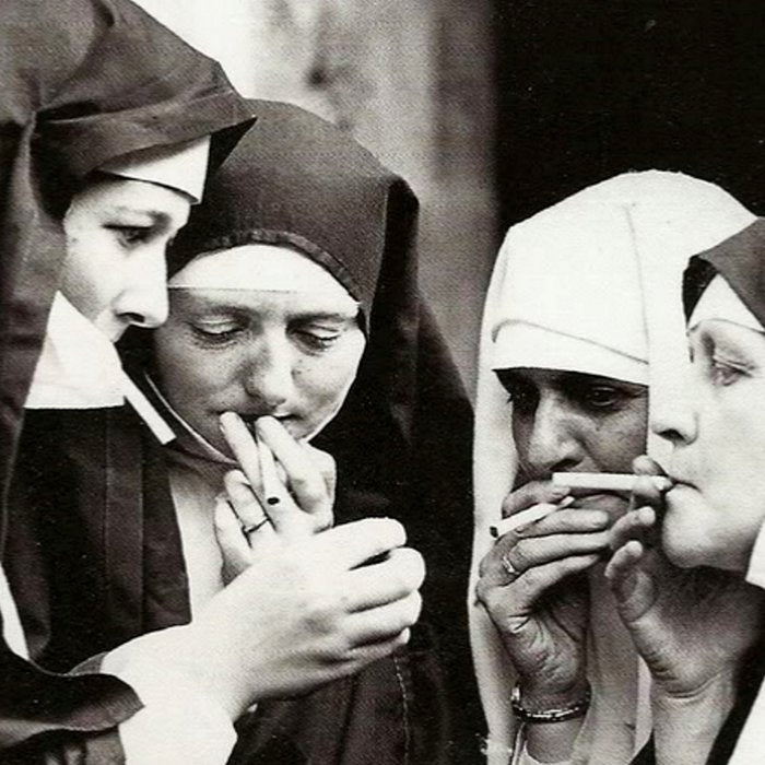 Nuns Smoking Vintage Photograph 1931 Coffee Mug Gallery Image 2
