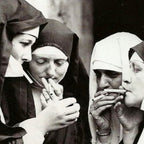 Nuns Smoking Vintage Photograph 1931 Coffee Mug Gallery Image 2