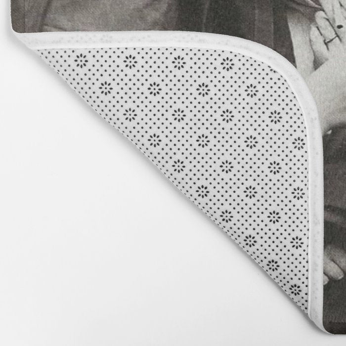 Nuns Smoking Vintage Photograph 1931 Bath Mat Gallery Image 2