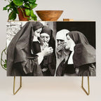 Nuns Smoking Vintage Photograph 1931 Credenza Gallery Image 1