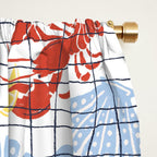 Fresh Catch Summer Lobster Window Curtain Gallery Image 2