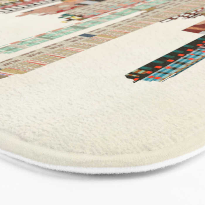 atlanta skyline Bath Mat Gallery Image 3