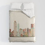 atlanta skyline Duvet Cover Gallery Image 6