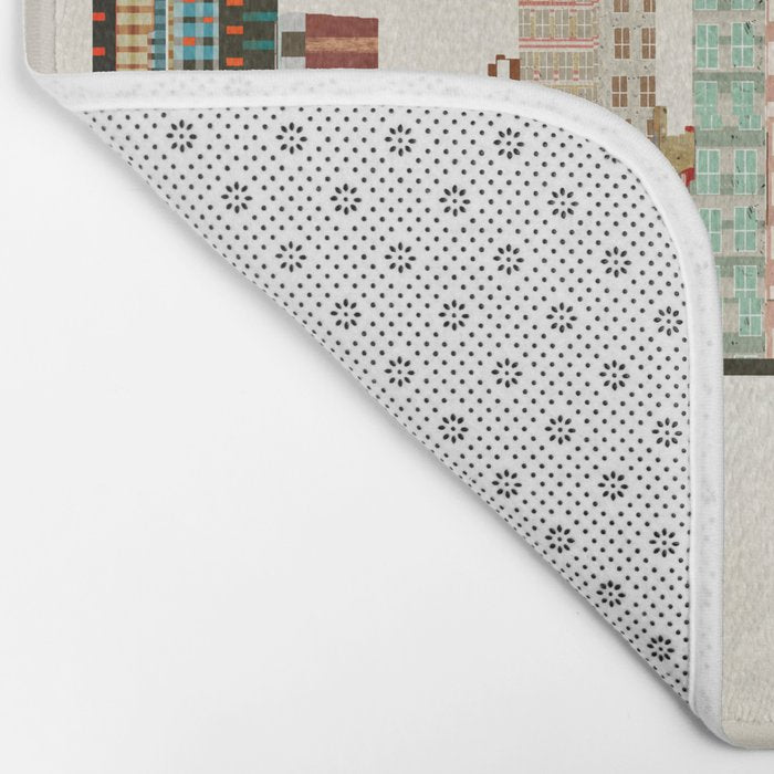 atlanta skyline Bath Mat Gallery Image 2