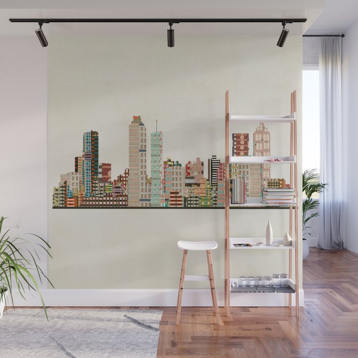 atlanta skyline Wall Mural Gallery Image 1
