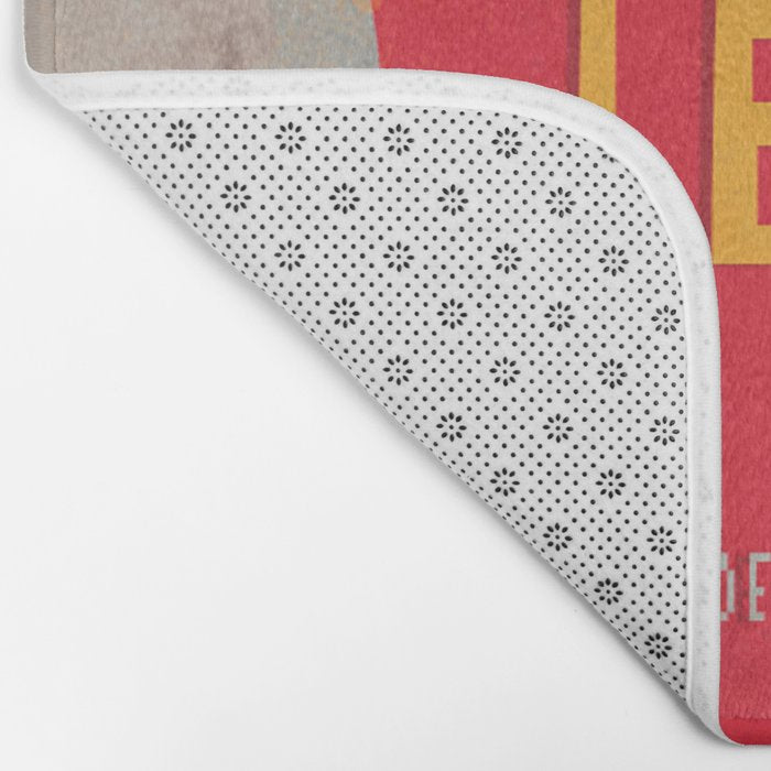 The Big Lebowski - Movie Poster, Coen brothers film, Jeff Bridges, John Turturro, bowling Bath Mat Gallery Image 2