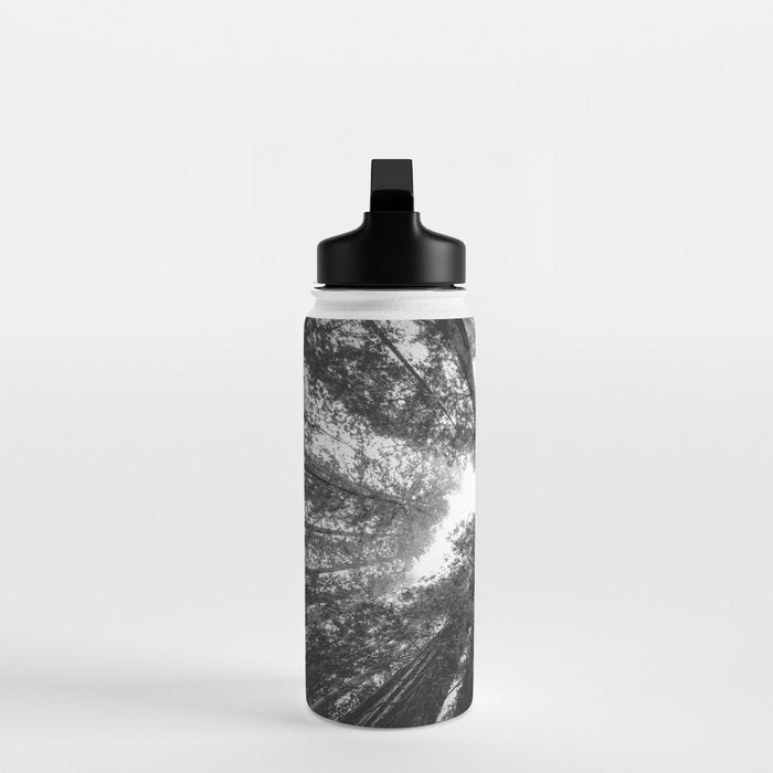 Into the Mist - Black and White Nature Photography Water Bottle Gallery Image 3