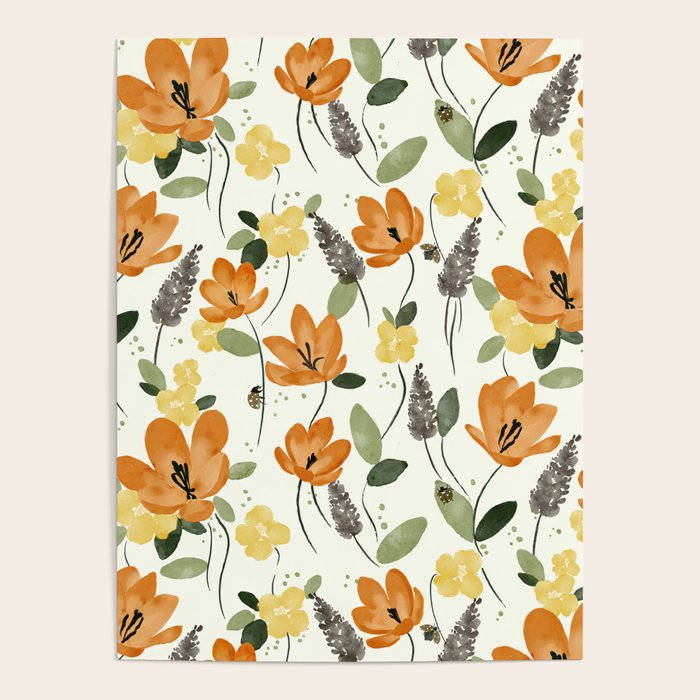 Evening Glow Meadow Poster Gallery Image 4