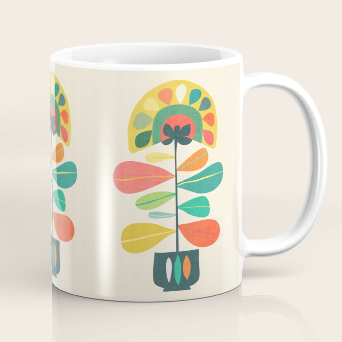 Fan Flower Coffee Mug Gallery Image 1
