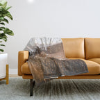 And So The Adventure Begins - Rustic Western Throw Blanket Gallery Image 1